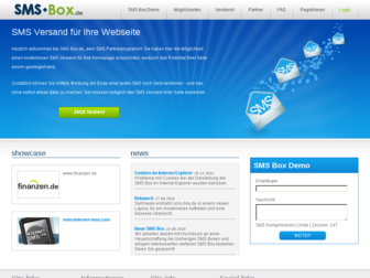 sms-box.de website preview