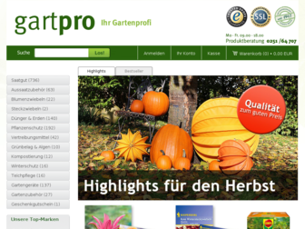gartpro.de website preview