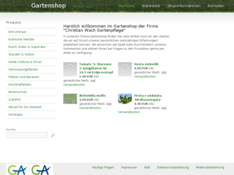 shop.gartenpflege-wach.de website preview