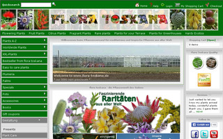 flora-toskana.de website preview
