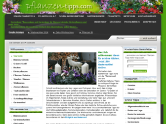 pflanzen-tipps.com website preview