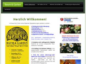 baumpflege-gartenpflege.de website preview