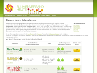 blumenversand-heute.de website preview