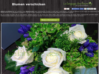 blumen-zu-verschicken.de website preview
