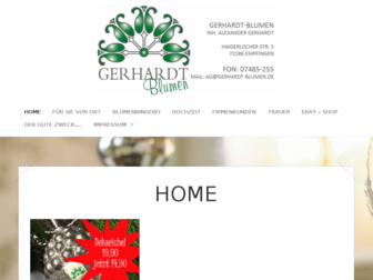gerhardt-blumen.de website preview