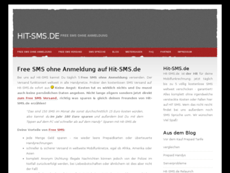 hit-sms.de website preview