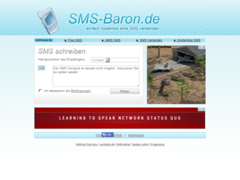 sms-baron.de website preview