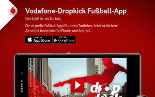 dropkick.vodafone.de website preview