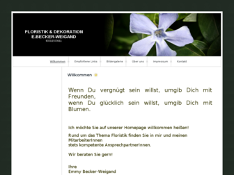 floristikbecker-weigand.de website preview