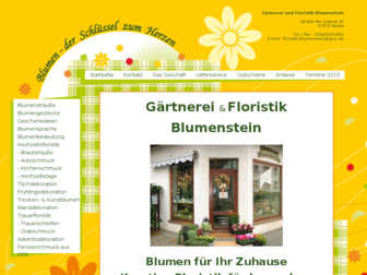 floristik-blumenstein.de website preview