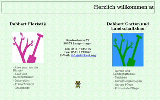gartenbau-dobbert.de website preview