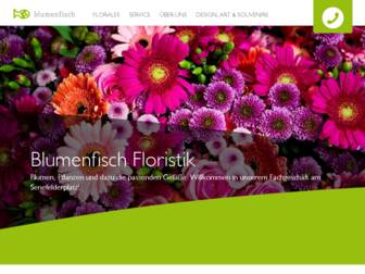 blumenfisch-floristik.de website preview