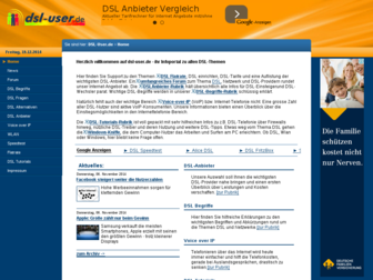 dsl-user.de website preview