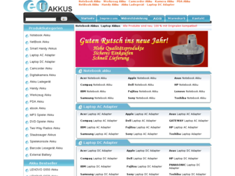 eu-akkus.de website preview