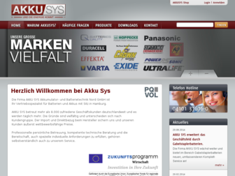 akkusys.de website preview