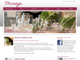 dekoration-mirage-siegen.de website preview