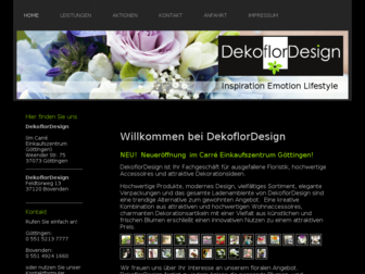 dekoflor-design.de website preview