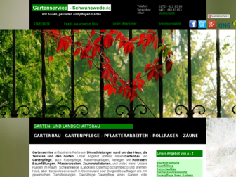 gartenservice-schwanewede.de website preview