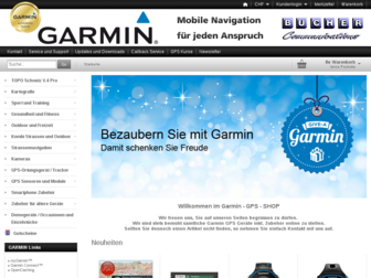 garmin-online.ch website preview