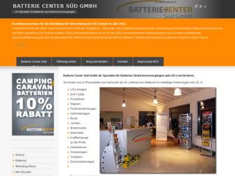 batteriecenter-sued.de website preview