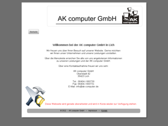 ak-computer.de website preview