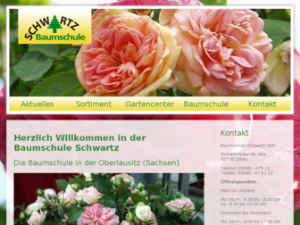 baumschule-schwartz.de website preview