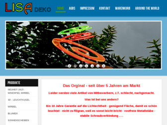 lisadeko.de website preview