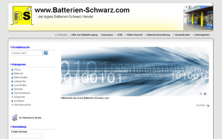 batterien-schwarz.com website preview