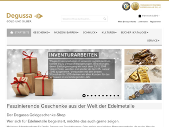 goldgeschenke.degussa-goldhandel.de website preview