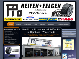reifen-pio.de website preview