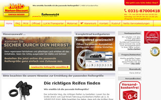 netto-reifen.com website preview