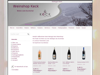 weinshop-keck.de website preview