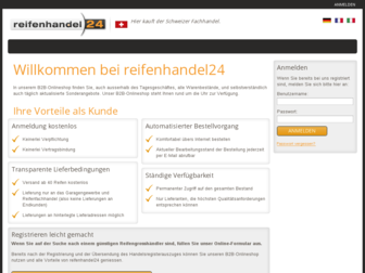 reifenhandel24.ch website preview
