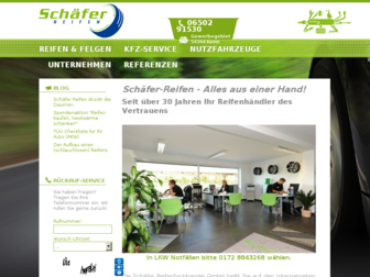 schaefer-reifen.de website preview