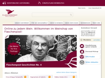 flaschenpost.ch website preview