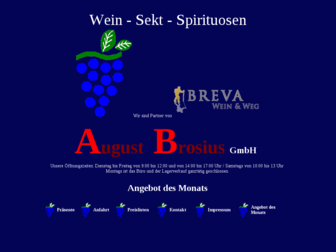brosius-weine.de website preview
