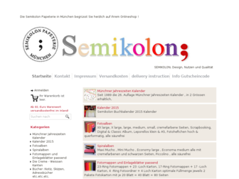 semikolon-onlineshop.de website preview