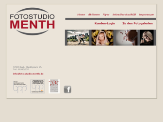 foto-studio-menth.de website preview
