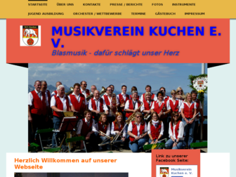 musikverein-kuchen.de website preview