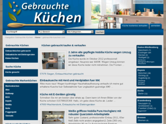 gebrauchte-kuechen.com website preview