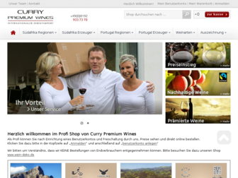 currypremiumwines.de website preview