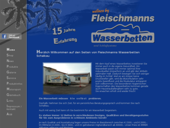 fleischmanns-wasserbetten.de website preview