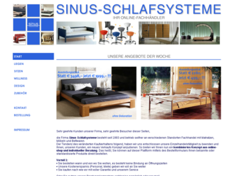 sinus-schlafsysteme.de website preview