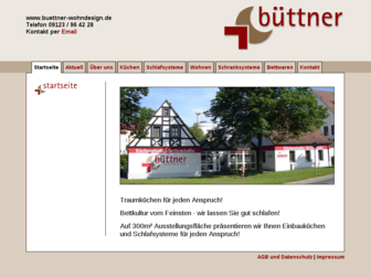 buettner-wohndesign.de website preview
