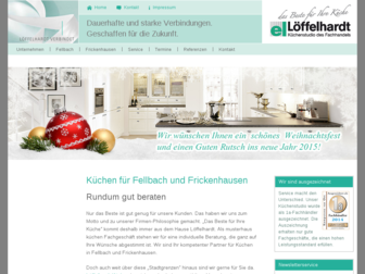 loeffelhardt.kuechen.de website preview