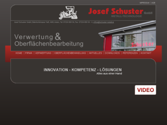 schuster-metall.at website preview