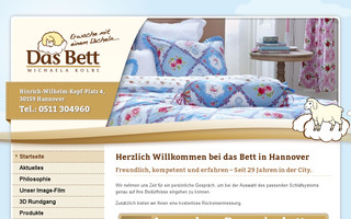 das-bett-hannover.de website preview