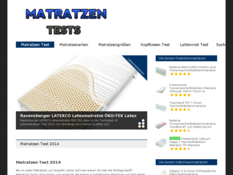 matratzen-test.com.de website preview