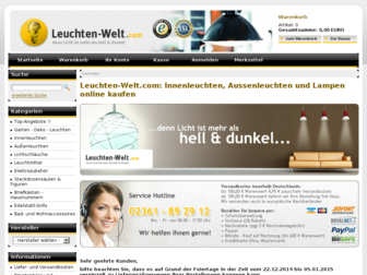 leuchten-welt.com website preview