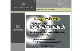 matratzenfabrik-saarbruecken.de website preview